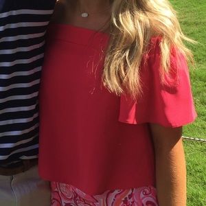 Top Shop Off Shoulder Top